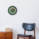 Wall clock 30cm - Silent - Green - Plastic - "Chalkboard"