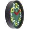 Horloge murale 30cm - Silencieuse - Verte - Plastique - "Chalkboard"