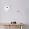 Wall clock 25.5cm - Silent - Plastic - "Robust"