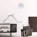 Wall clock 25.5cm - Silent - Plastic - "Robust"