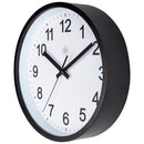 Horloge murale 25,5cm - Silencieuse - Plastique - "Robust"