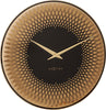 Front Picture 8186CO,Sahara,Wall clock,Silent,Glass,Copper