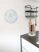 atmosphere 8189WI,Marble,NeXtime,Glass,White/Gold