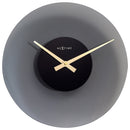 Horloge murale 40cm-Silent-Glass- "Float"