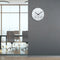 Wall Clock 43cm - Silent - Glass - "Big City"