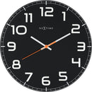 Front Picture 8817ZW,Classy Round,Wall clock,Silent,Glass,