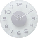 Front Picture 8817TR,Classy Round,Wall clock,Silent,Glass,