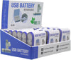 USB AA Batteries Display for 18pcs of AABAT003