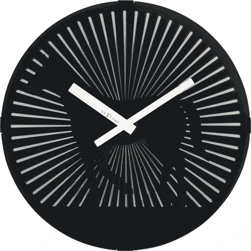 Horloge murale - 30 cm - Plastique - Horloge de mouvement - 'Walking Horse'