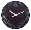 Wall clock-  30 cm - Plastic - Motion clock- 'Motion Heart - Red'