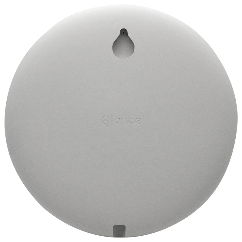 Slimme wandklok - Glance clock  - Zilver Grijs